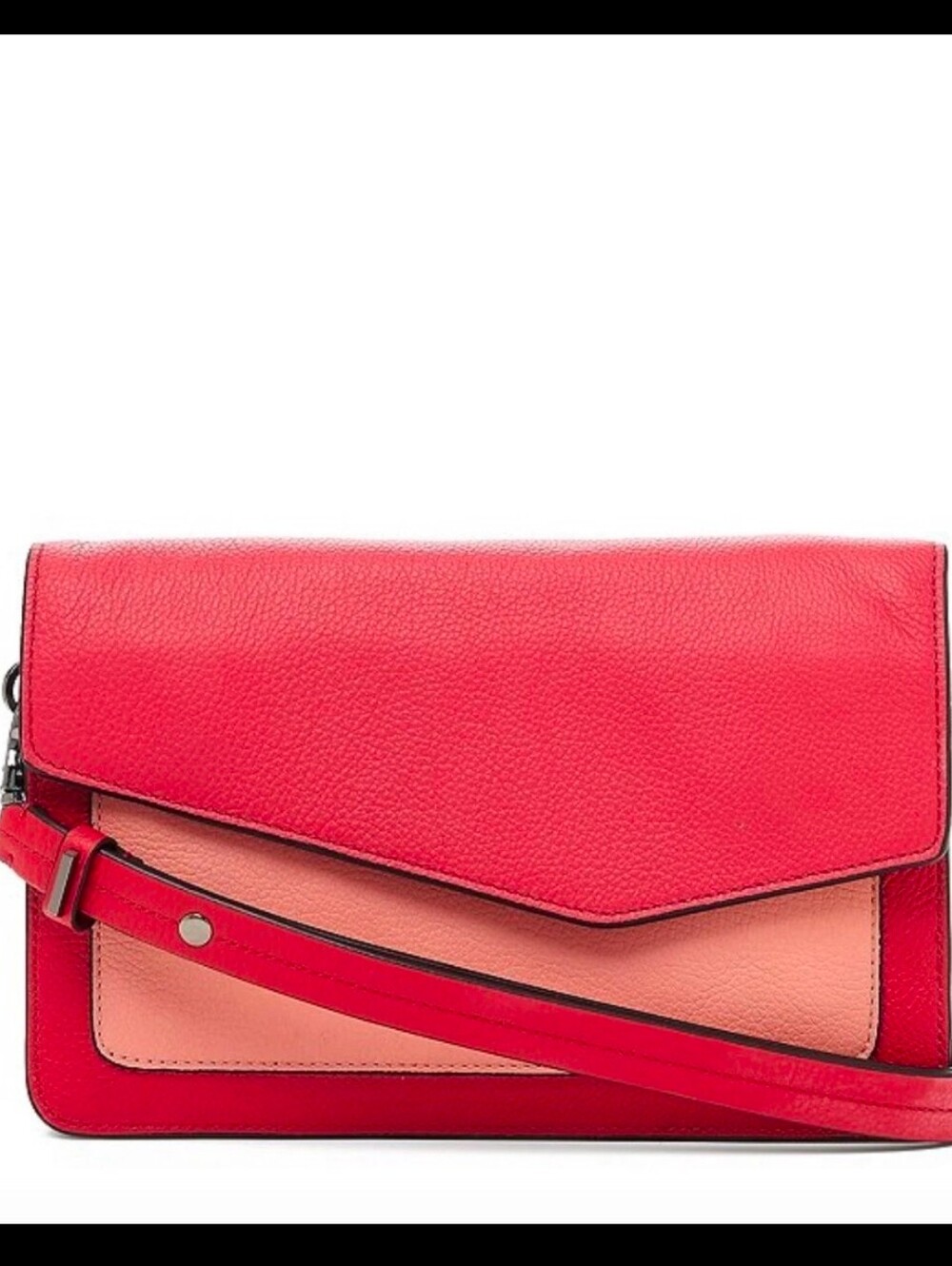 Botkier Cobble Hill Pepper Combo Leather Crossbody 18H1956TNRED $248